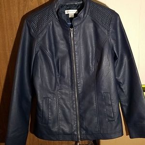 blue cover up jacket